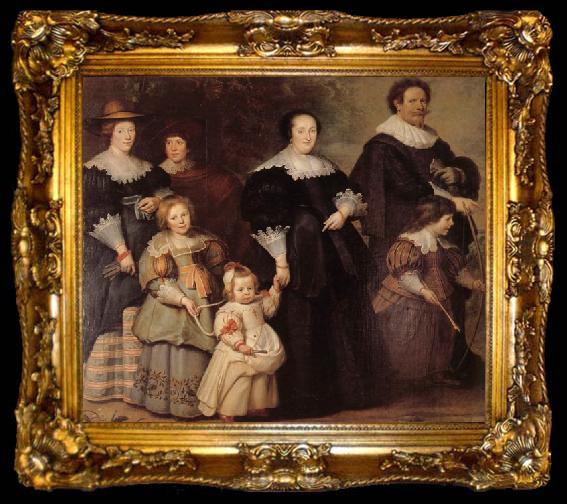 framed  Cornelis de Vos Family Portrait, ta009-2